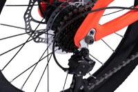 Bicicleta pentru copii MTB-FS Carpat C20344A PortocaliuVerde, roti 20, inaltime utilizator 120-155 cm, greutate suportata 80 kg - 5