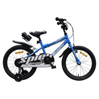 Bicicleta pentru copii NOVOKIDS SplendOr Boom PRO Edition Albastru Cu bidon pentru apa, Roti 16 inch, Greutate admisa 50 kg, Cadru din otel, Roti ajutatoare detasabile, Ghidon reglabil pe inaltime - 1