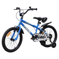 Bicicleta pentru copii NOVOKIDS SplendOr Boom PRO Edition Albastru Cu bidon pentru apa, Roti 16 inch, Greutate admisa 50 kg, Cadru din otel, Roti ajutatoare detasabile, Ghidon reglabil pe inaltime - 2