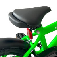 Bicicleta pentru copii Procart Verde 14 inch, roti ajutatoare detasabile, cadru otel 21.5 cm, manere cauciucate, ghidonsa reglabile - 2