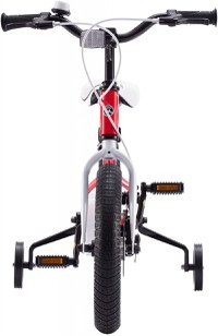 Bicicleta pentru copii Royal Baby Galaxy G1801C 18 inch RosuAlb 5-7 ani, Cadru Magneziu, Frane Disc, Roti Ajutatoare - 4