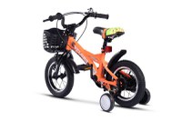 Bicicleta pentru copii Velors V1401A portocaliu, roti 14 inch, varsta 3-5 ani, inaltime utilizator 90-105 cm, greutate suportata 80 kg - 2