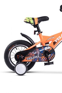 Bicicleta pentru copii Velors V1401A portocaliu, roti 14 inch, varsta 3-5 ani, inaltime utilizator 90-105 cm, greutate suportata 80 kg - 3