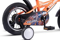 Bicicleta pentru copii Velors V1401A portocaliu, roti 14 inch, varsta 3-5 ani, inaltime utilizator 90-105 cm, greutate suportata 80 kg - 4