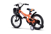 Bicicleta pentru copii Velors V1601A Portocaliu, roti 16 inch, 4-6 ani, 16 viteze, inaltime utilizator  100-115 cm , greutate suportata 60 kg - 2