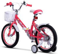 Bicicleta pentru copii Velors V1802A Roz, roti 18 inch, varsta 5-7 ani, inaltime utilizator 110-125 cm, greutate suportata 80 kg - 2