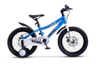 Bicicleta pentru copii Velors V18345A Albastru, roti 18 inch, 5-7 ani, greutate suportata 80 kg, inaltime utilizator 110-125 cm - 1