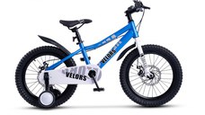 Bicicleta pentru copii Velors V18345A Albastru, roti 18 inch, 5-7 ani, greutate suportata 80 kg, inaltime utilizator 110-125 cm