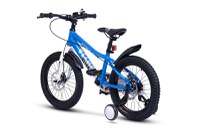 Bicicleta pentru copii Velors V18345A Albastru, roti 18 inch, 5-7 ani, greutate suportata 80 kg, inaltime utilizator 110-125 cm - 2