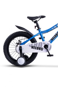 Bicicleta pentru copii Velors V18345A Albastru, roti 18 inch, 5-7 ani, greutate suportata 80 kg, inaltime utilizator 110-125 cm - 3