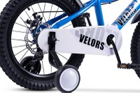 Bicicleta pentru copii Velors V18345A Albastru, roti 18 inch, 5-7 ani, greutate suportata 80 kg, inaltime utilizator 110-125 cm - 5