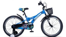 Bicicleta pentru copii Velors V2001A Albastru, roti 20 inch, varsta 7-10 ani, inaltime utilizator 120-135 cm, greutate suportata 80 kg