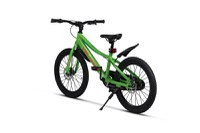 Bicicleta pentru copii Velors V20345A VerdePortocaliu 7-10 ani, Frane mecanice pe disc, Aparatoare lant, Aparatori noroi fataspate, Roti 20 inch, Cadru Otel - 2