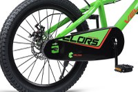 Bicicleta pentru copii Velors V20345A VerdePortocaliu 7-10 ani, Frane mecanice pe disc, Aparatoare lant, Aparatori noroi fataspate, Roti 20 inch, Cadru Otel - 4