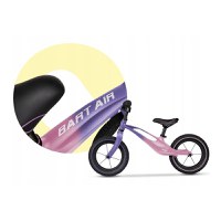 Bicicleta usoara fara pedale Lionelo cu roti gonflabile 12 inch Bart Air Pink Violet - 7