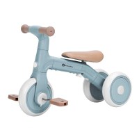 Bicicletatricicleta pentru copii PetiteMars Bingo Albastru 3 in 1, multifunctionala, cu pedale detasabile, ghidon directionabil, sa reglabila pe inaltime, 2.3 kg, greutate admisa 25 kg, 12-36 luni - 1