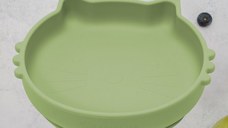 Bol din silicon AppeKids Kitty II Raw Green