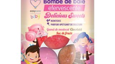 Bombe de baie efervescente pentru copii Delicious Sweets 3 buc EasyCare