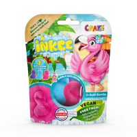 Bombe de baie Inkee 3 bucati asortate in forma de Flamingo Craze - 1