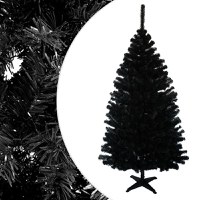 Brad artificial royal black 220 cm, coroana bogata, 14 niveluri, 89 ramuri, 536 ace, diametru 138 cm - 4