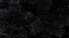 Brad artificial royal black 220 cm, coroana bogata, 14 niveluri, 89 ramuri, 536 ace, diametru 138 cm