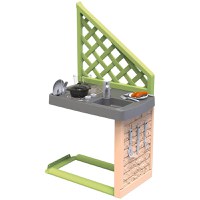 Bucatarie Smoby Life pentru casuta cu 17 accesorii - 6