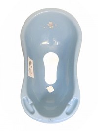 Cada baie 84 cm cu dop de scurgere si baza antialunecare Bear Dark Blue - 2