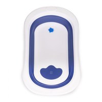 Cadita de baie cu dop de scurgere Ecotoys HA-B27 albastru - 3