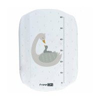 Cadita de baie FreeON Swan cu hamac pentru nou nascut si masa de infasat, roti, suport metalic - 3