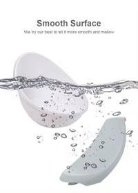 Cadita pentru bebelusi cu forma ergonomica,suprafata antiderapanta si protectie spate Little Mom Egg Blue - 7