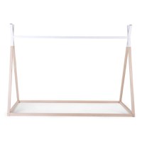 Cadru pat Tipi Childhome 90x200 cm lemn natural alb - 1