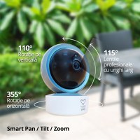 Camera Video WiFi Smart pentru supraveghere Easycare Baby - 6
