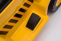 Camion electric pentru copii Caterpillar H4 Yellow 35W CAT, pornire la buton, lumini - 2