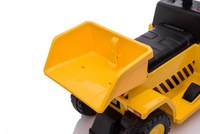 Camion electric pentru copii Caterpillar H4 Yellow 35W CAT, pornire la buton, lumini - 3
