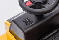 Camion electric pentru copii Caterpillar H4 Yellow 35W CAT, pornire la buton, lumini - 4