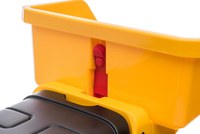 Camion electric pentru copii Caterpillar H4 Yellow 35W CAT, pornire la buton, lumini - 7