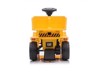 Camion electric pentru copii Caterpillar H4 Yellow 35W CAT, pornire la buton, lumini - 9