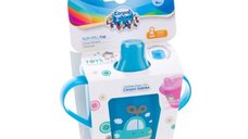 Cana Anticurgere Canpol Babies 250 ml cu Lingurita Albastra Inclusa