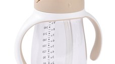 Cana cu pai din tritan Beaba 300 ml Clay