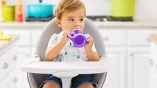 Cana de tranzitie Munchkin Gentle cu manere, 118 ml, 4L+, purple