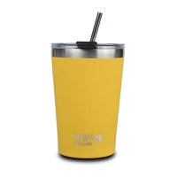 Cana termoizolanta cu pai Nava 450 ml galben - 7