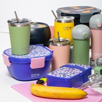 Cana termoizolanta cu pai Nava 450 ml verde - 5