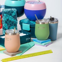 Cana termoizolanta cu pai Nava roz 360 ml - 7