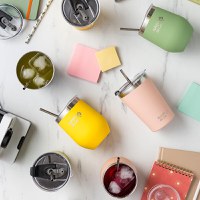 Cana termoizolanta cu pai Nava roz 360 ml - 8