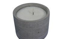 Candela piatra LED 20x8 cm