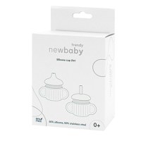 Canuta cu manere si gura de scurgere New Baby 0 luni+ beige - 5