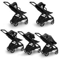 Capotina cu extensie plasa insecte Bugaboo Dragonfly midnight black - 1