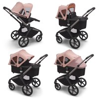 Capotina cu extensie plasa insecte Bugaboo Fox 5 Fox Cub Lynx morning pink - 1