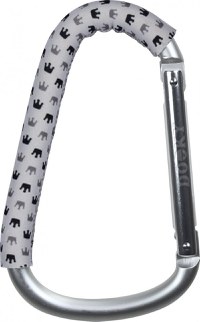Carlig universal pentru carucior Dooky Light Grey Crown - 5