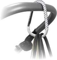 Carlig universal pentru carucior Dooky Light Grey Crown - 3